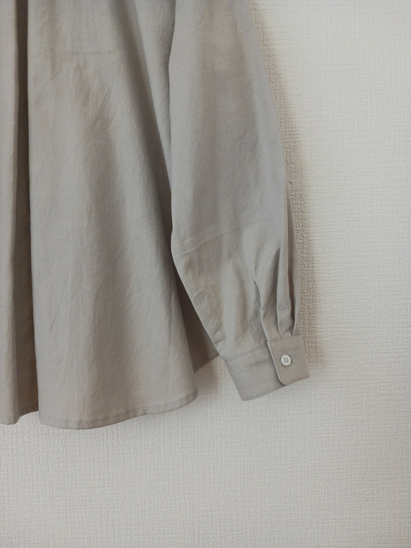 【women's S.M.L】ほんのり起毛 ビエラのコックシャツ 11枚目の画像