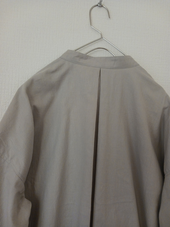 【women's S.M.L】ほんのり起毛 ビエラのコックシャツ 10枚目の画像