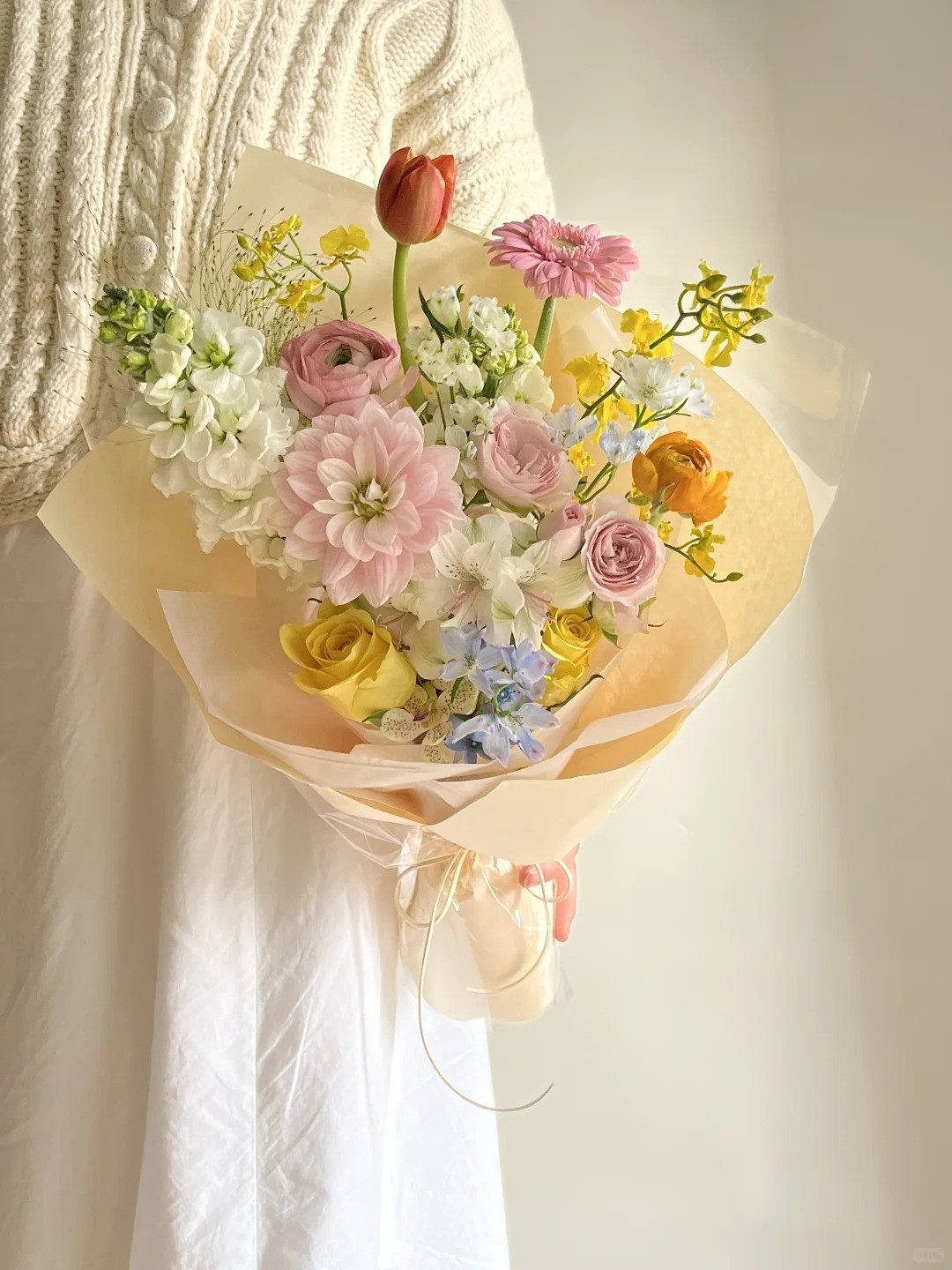 春色ラウンドブーケ