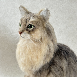 羊毛フェルト【オーダーメイド】うちの子オーダー✴︎ネコ＊ねこ＊猫＊ペット*ハンドメイド✴︎ペットロスペットロス 10枚目の画像