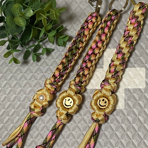 ななこ 　Me% トイキーホルダー コラボ ゴルフ　2点 パラコード✶ゴルフティーホルダー✶ミニ2重リング付き