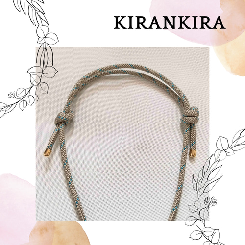 再販]長さ調節可能＊パラコードのスマホショルダーストラップ6mm