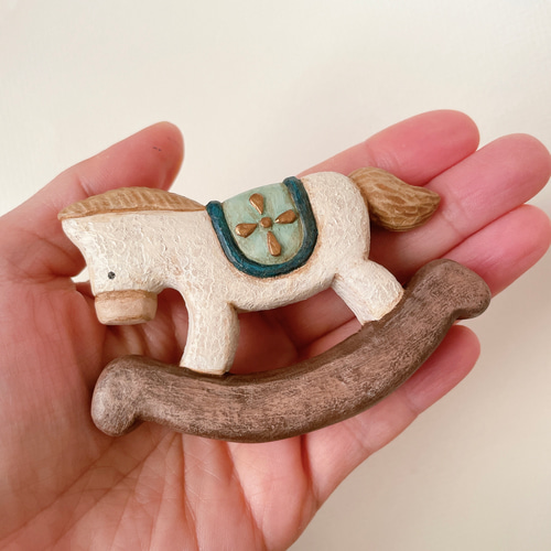 木馬とハウス 置物セット ウォールステッカー・ウォールデコ チャニー