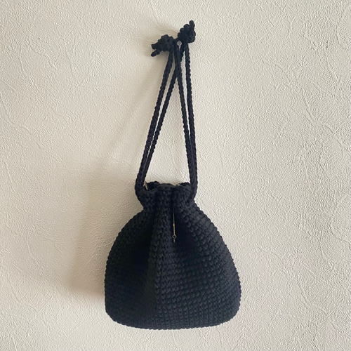 2wayで使い方いろいろ♪】 かぎ針編みでつくったコットン100％の