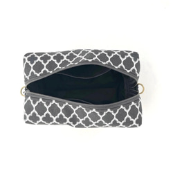 ショルダーバッグ/【特集掲載】/長財布・ペットボトルOK/軽くて丈夫・斜めがけ/モノトーンboxショルダーバッグ 8枚目の画像