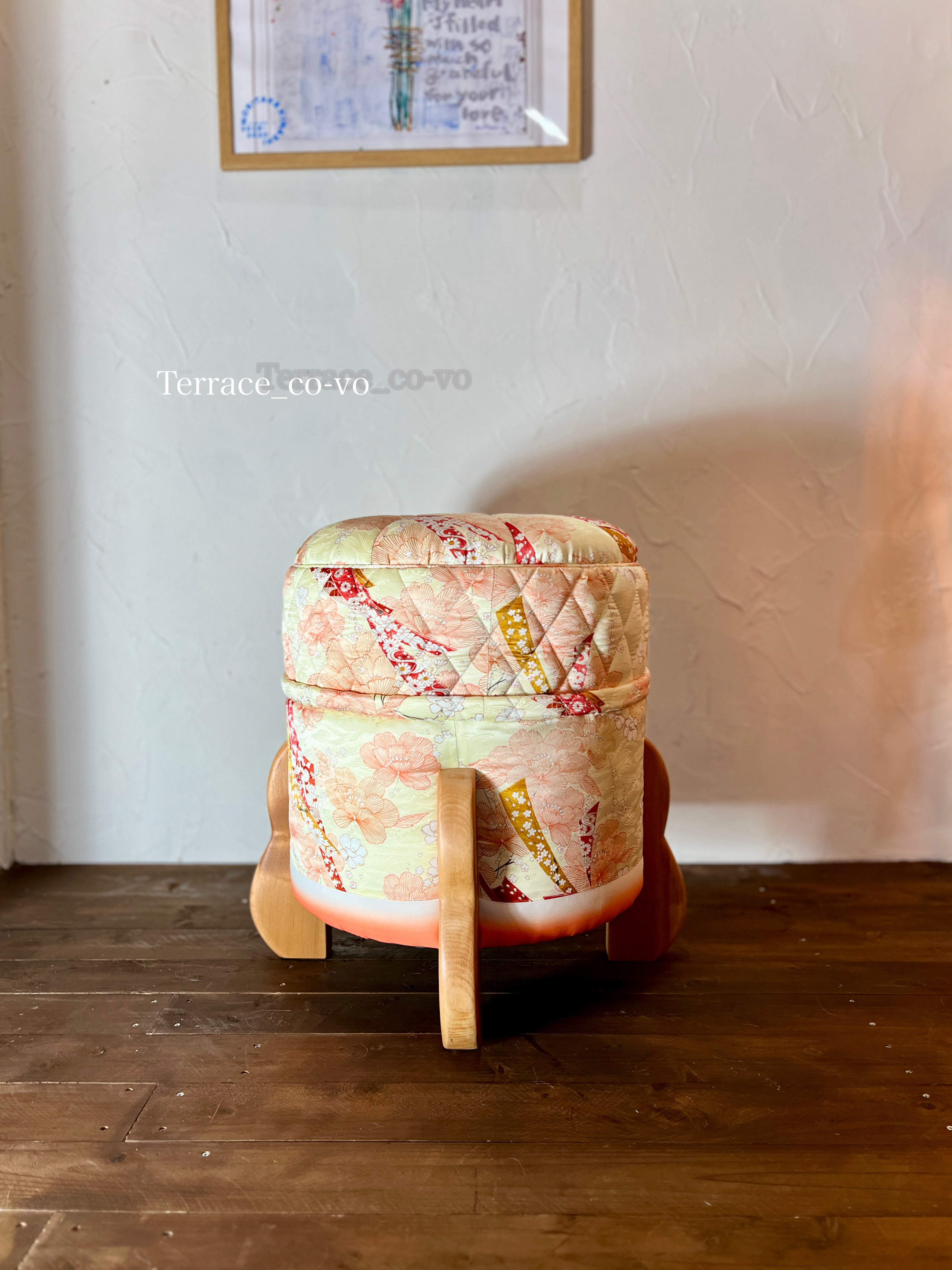 ＜撮影貸出中＞KIMONO ~着物~ pattern stool
