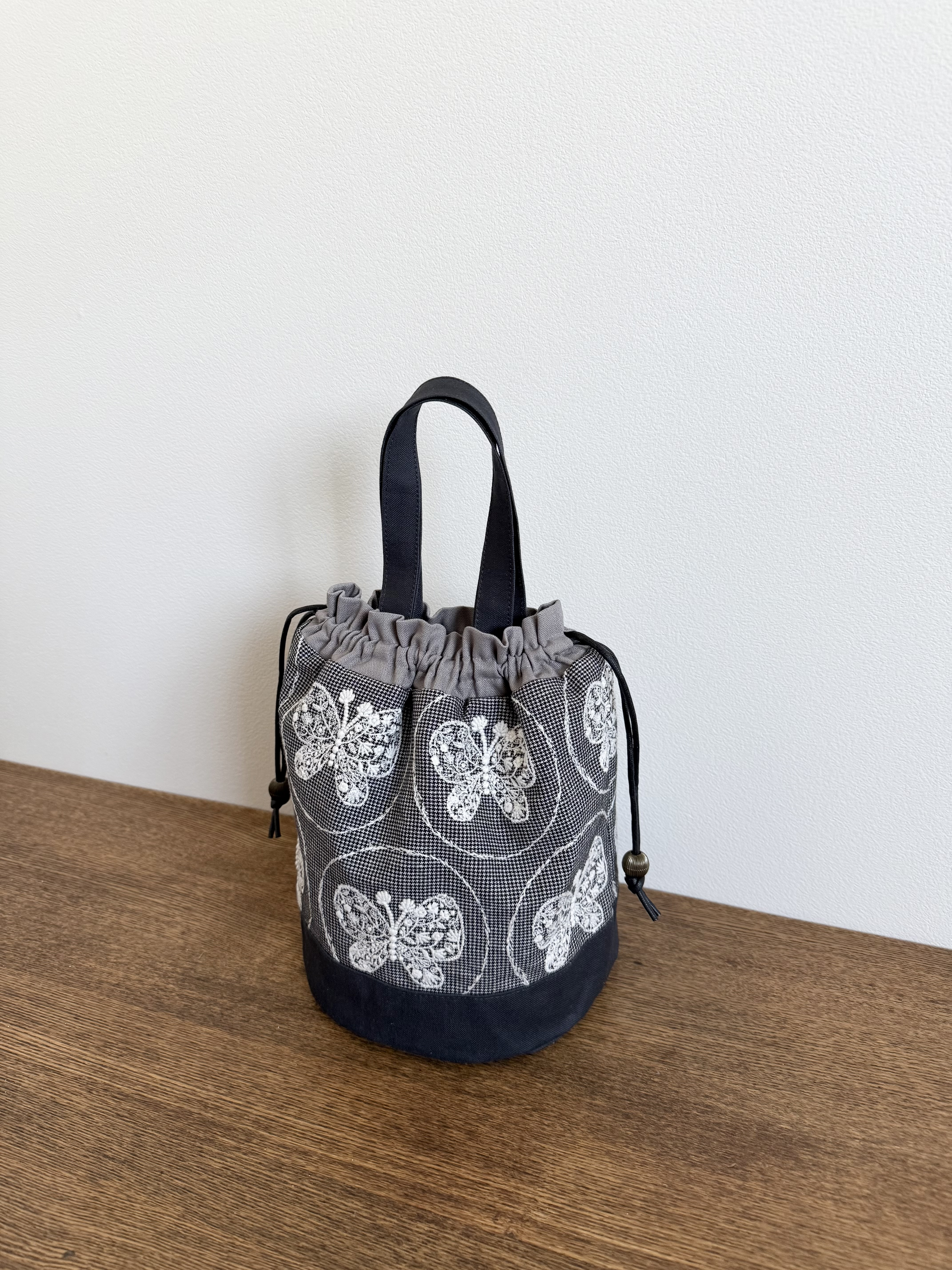 2way巾着バッグ＊ミナペルホネン forest wing