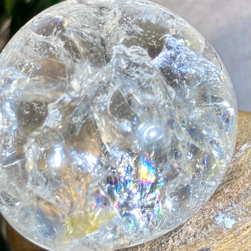 クラック水晶✨ レインボー タンブル 爆裂水晶 クリスタル 原石 クラック水晶✨ レインボー タンブル 爆裂水晶 クリスタル 原石