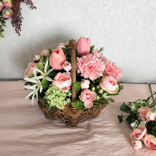 フラワーアレンジメント 造花❣️ ラナンキュラス カラー