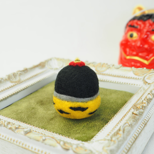 受注製作】‐節分コスプレ‐まゆペンギンのヒナおに(赤鬼・青鬼) 羊毛