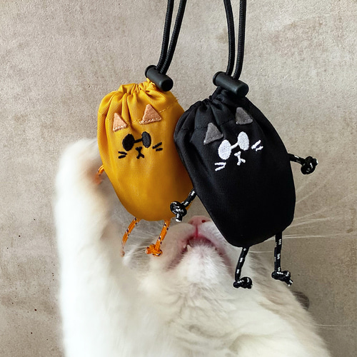 CAT ECO Buddy Bag】エコバッグ入りバッグチャーム ネコVer. 選べる2