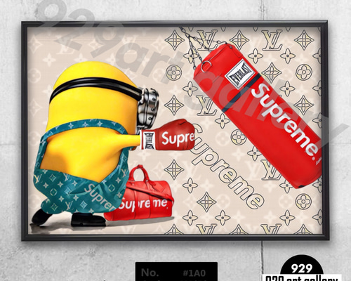 SUPREME type☆オマージュアートインテリアポスター＃100