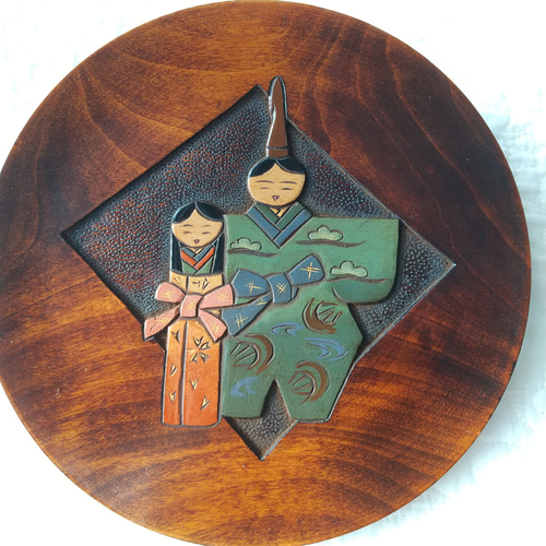 ひな人形 木彫り 漆塗り 飾り皿 その他インテリア雑貨 ふじ 通販