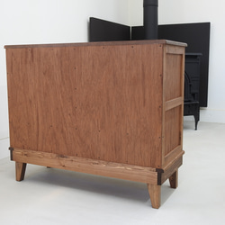 ・【現品販売】W90　足付(L)　引出し収納9杯(M3×2-1×3)　[チェスト　タンス　ドロワー　収納棚] 8枚目の画像