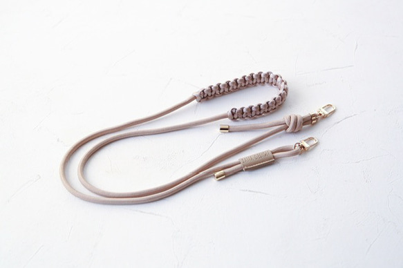 ベルト付き(猫耳) iphone17 16e 透明  シンプル 名入れ プリント無料 ショルダー+マクラメベルト付き 19枚目の画像