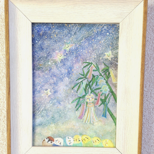 ♾️【原画一点物】ポストカードアート（額付） ♾️【原画一点物】ポストカードアート（額付） 【公式通販】