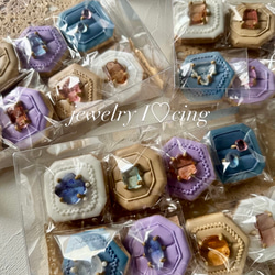 (※展示中です)【秋・冬・春の限定販売】❤︎ギフト❤︎ジュエリー好きな方へ　アイシングクッキー8個セット 12枚目の画像