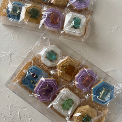 (※展示中です)【秋・冬・春の限定販売】❤︎ギフト❤︎ジュエリー好きな方へ　アイシングクッキー8個セット 9枚目の画像