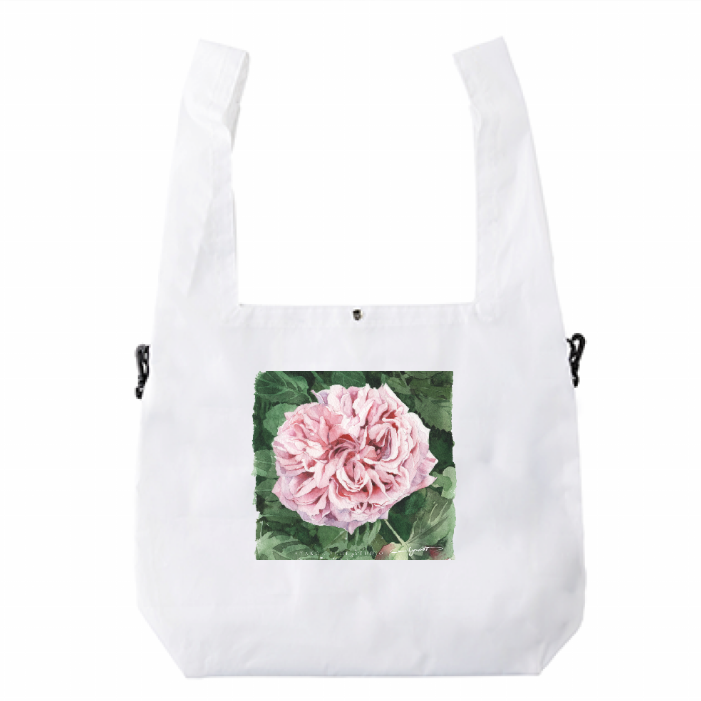 ピンクのバラ　3Wayリップショルダーマルシェバッグ