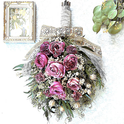 2024年＊フレッシュミモザのドライフラワーリース リース tomokaforest