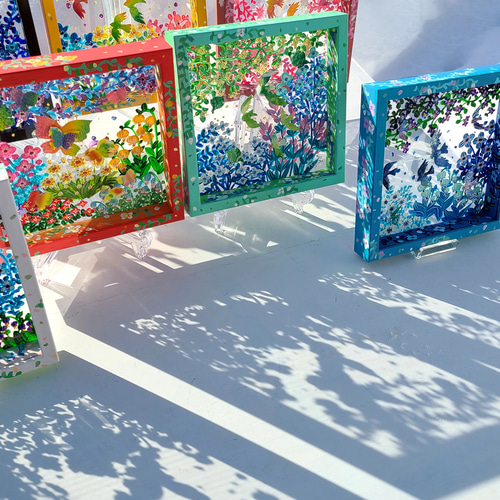 オーダーメイド価格表　アクリル画（水彩画）絵画 オーダーメイド価格表 アクリル画（水彩画）絵画 オーダー品☆雨上がり