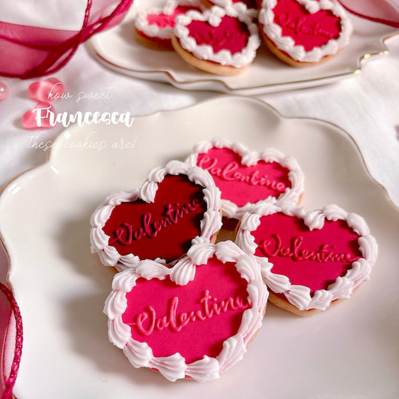 ホイップハート -valentine- バレンタインアイシングクッキー クッキー