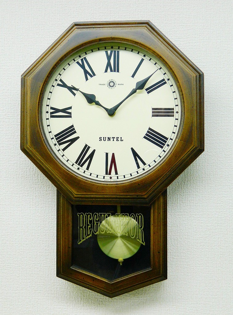 スタンダード振り子時計(8角)　QL724R