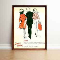 7UP セブンアップ 1960年代 アメリカ ヴィンテージ 広告 額付