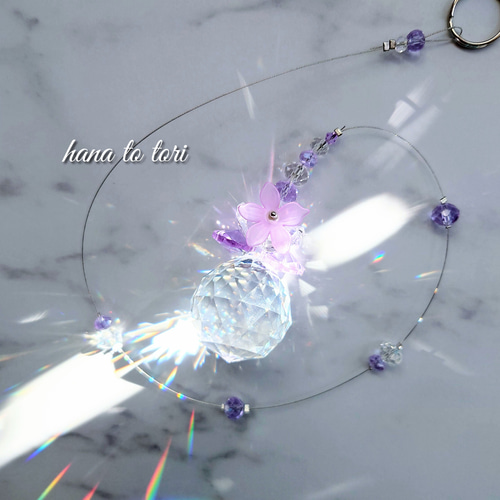 サンキャッチャー♡ハンドメイド「サクラサク」