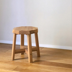 ペケ台』組み立てチェア OSB合板 27㎝角×高さ45㎝ 椅子（チェアー