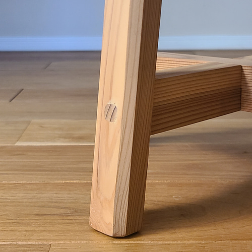 自然素材たっぷり八角形の椅子 花台 キッチン スツール インテリア雑貨