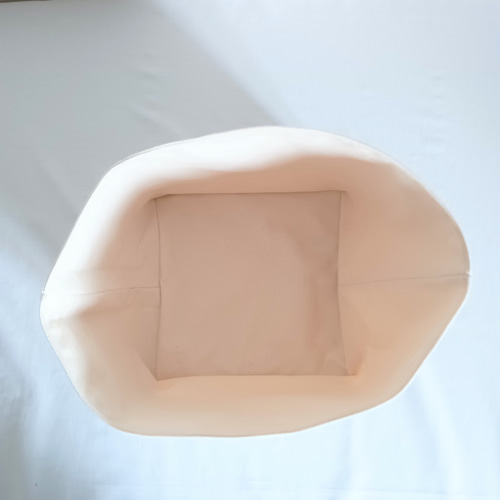 収納に便利＊しっかり帆布の布バスケット＊20×20㎝ フリーボックス