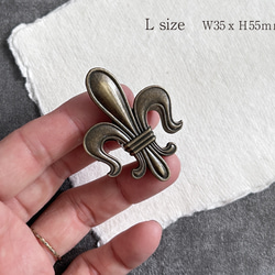 アイリスクリップ（フルール・ド・リス） 4枚目の画像