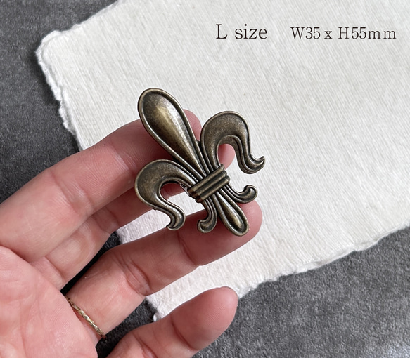 アイリスクリップ（フルール・ド・リス） 4枚目の画像