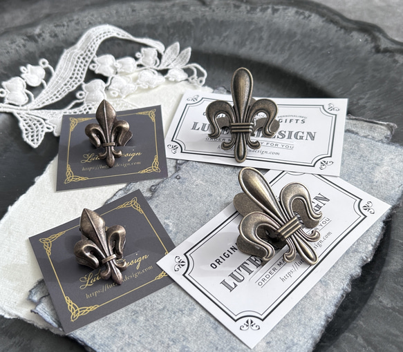 アイリスクリップ（フルール・ド・リス） 5枚目の画像