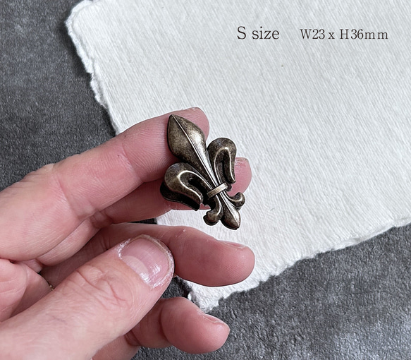 アイリスクリップ（フルール・ド・リス） 3枚目の画像