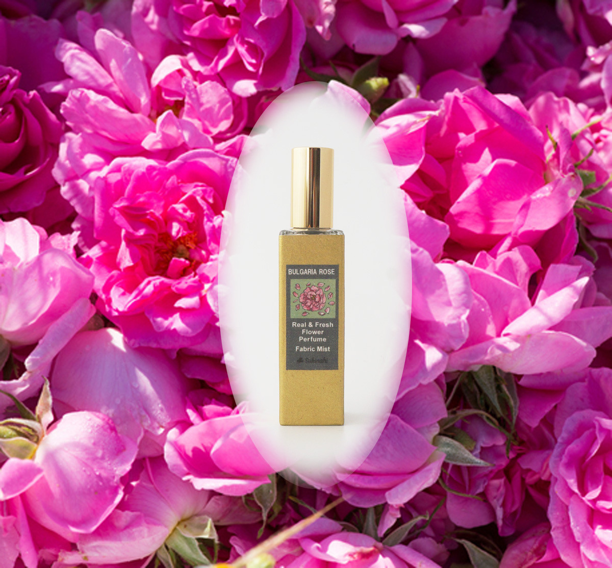 再販【宅急便送料無料】ブルガリアンローズ”薔薇ノ楽園”30ml　生花の再現　生花のミストスプレー