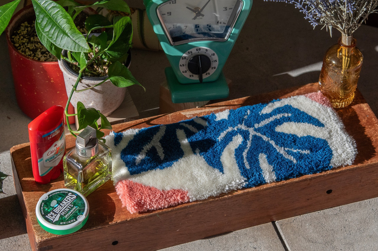 Keyboard Rug 「Monstera」