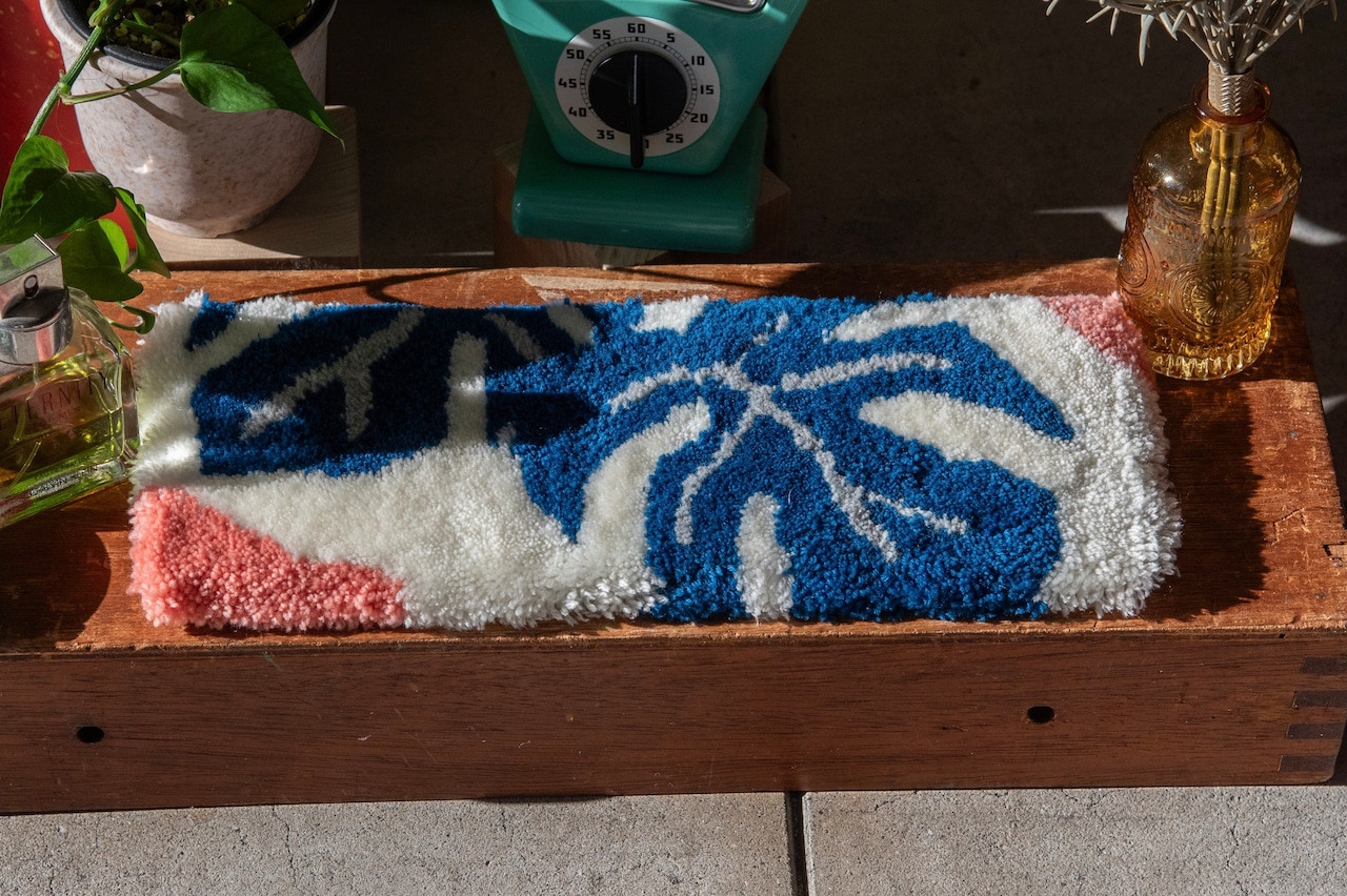 Keyboard Rug 「Monstera」