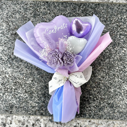 バルーンブーケ 選べる4色ミニブーケ 母の日 発表会 誕生日 花束
