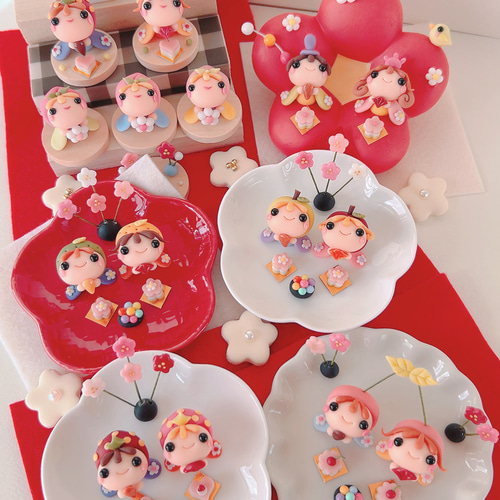 再販可＜おひな様＞かわいいフルーツ雛・いちご様・お雛様・おひなさま