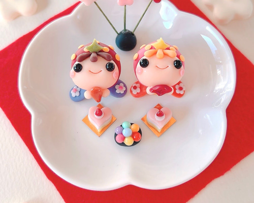 再販可＜おひな様＞かわいいフルーツ雛・いちご様・お雛様・おひなさま
