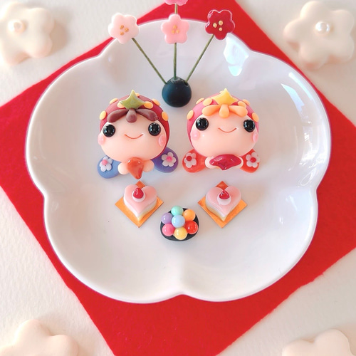 おひな様＞かわいいフルーツ雛・いちご様・お雛様・おひなさま・いちご  