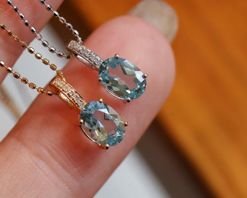 今週末までSALE⭐︎アクアマリン 5ct  K18 チャーム 今週末までSALE⭐︎アクアマリン 5ct K18 チャーム
