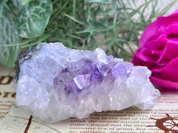 愛の守護石、癒しと安らぎ】ビッグサイズ！カルサイト共生