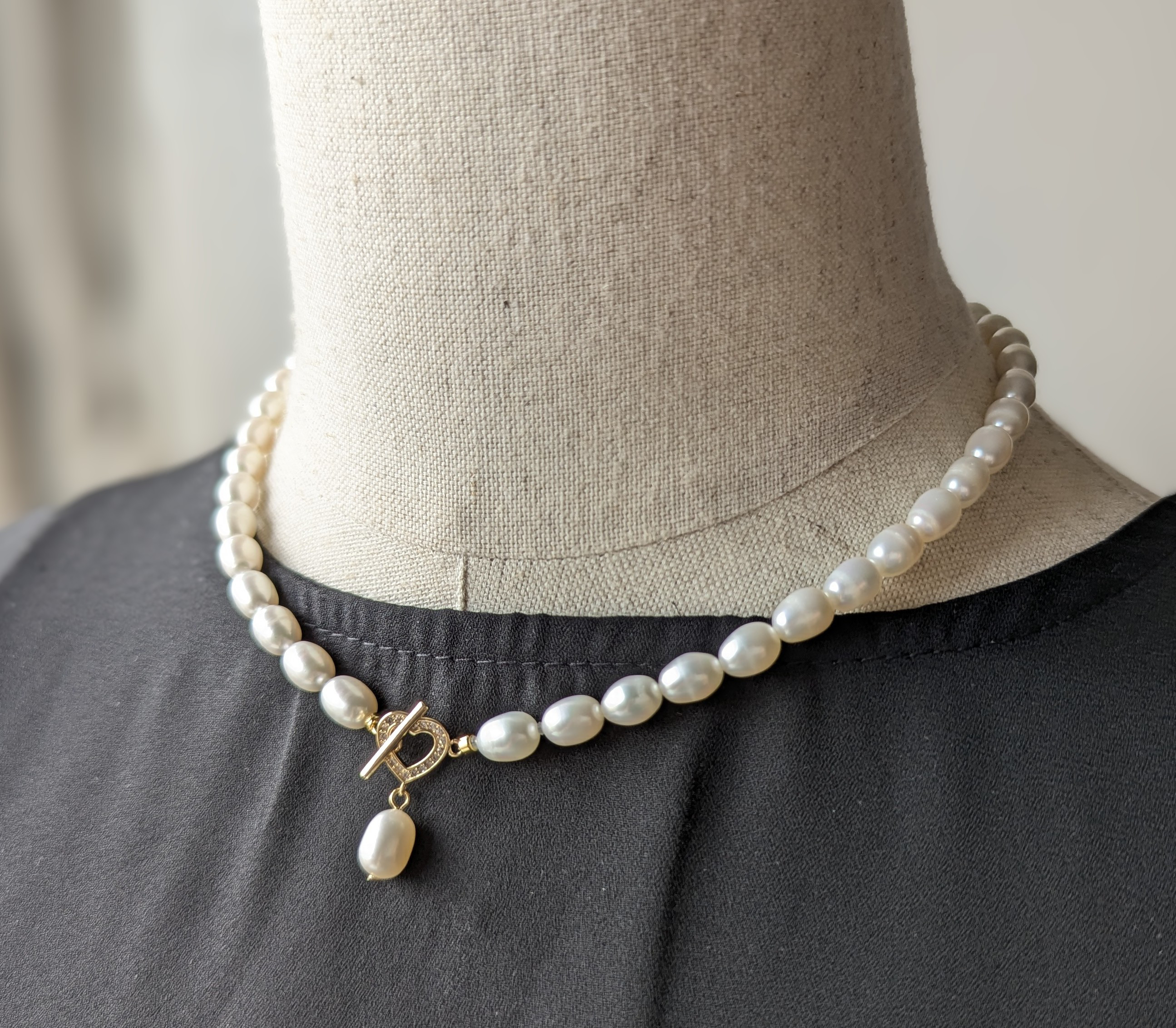 2way キラキラハート　マンテル　淡水パール　卒業式　入学式　ホワイト　ライスパール　ネックレス 2026フォーマル