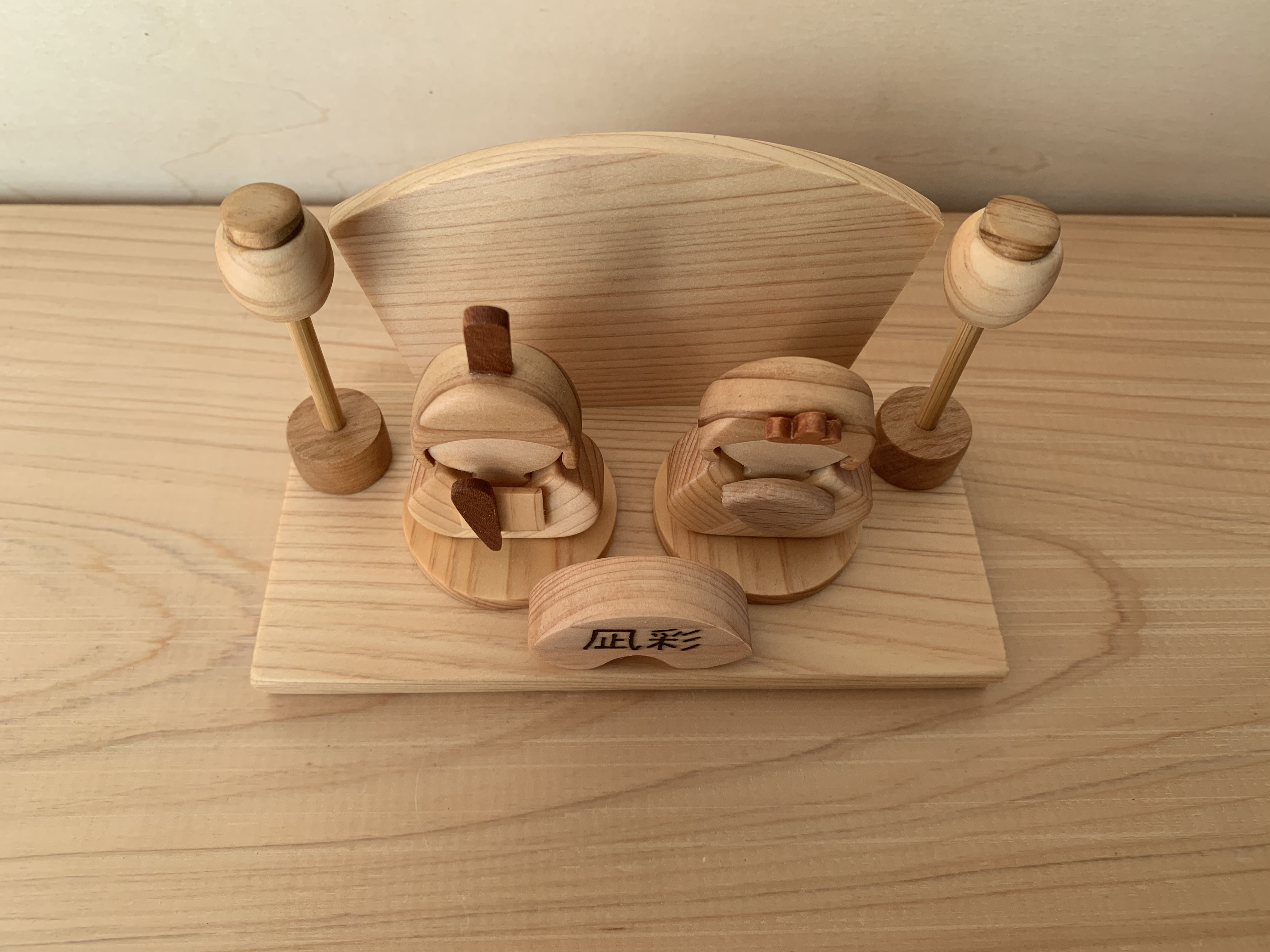 2025新作　木製ちいさなお雛様～ひな祭り・初節句・節句・お祝い・雛人形・桃の節句・ひな人形・名前プレート～