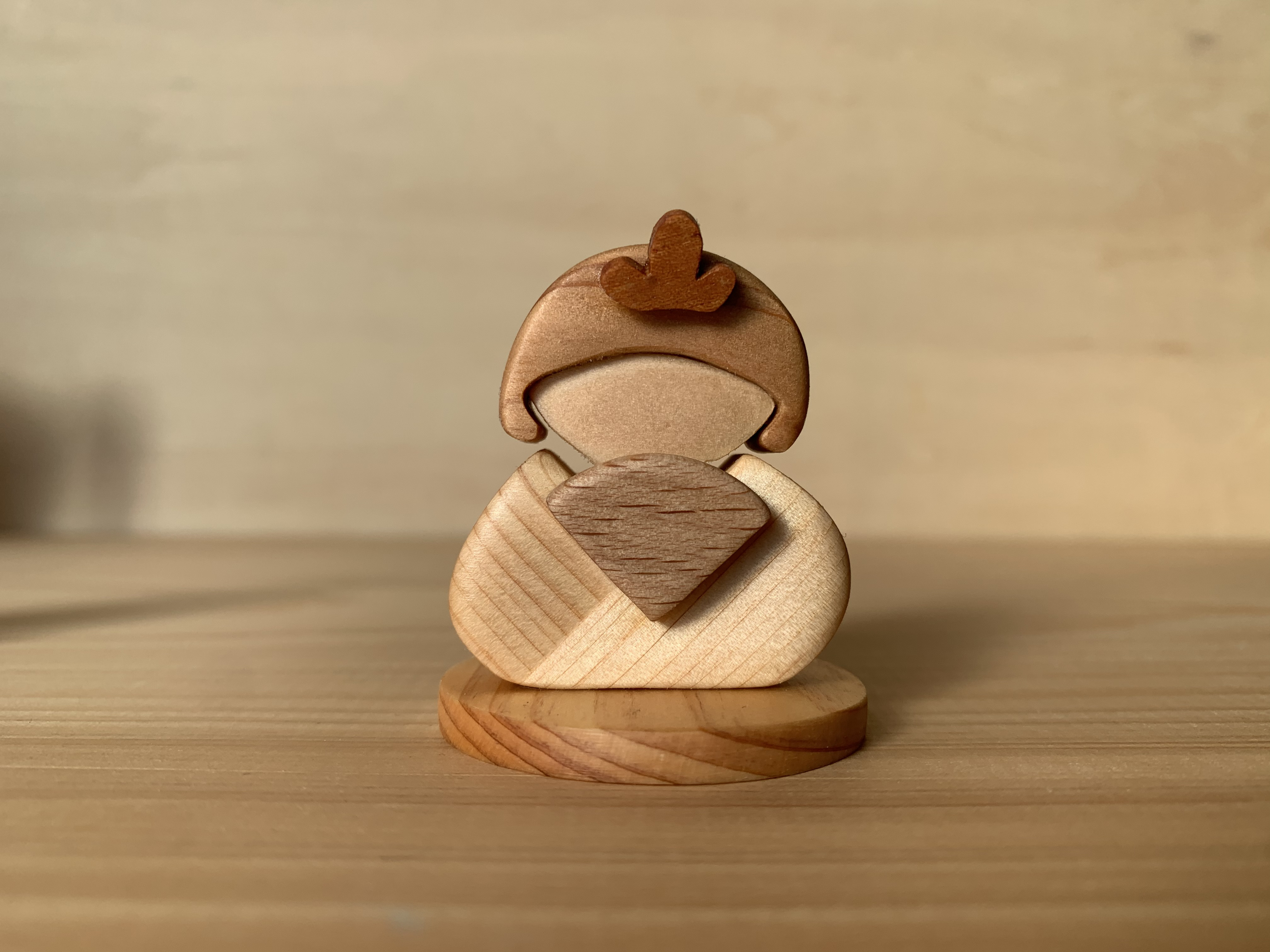 2025新作　木製ちいさなお雛様～ひな祭り・初節句・節句・お祝い・雛人形・桃の節句・ひな人形・名前プレート～