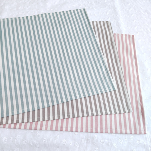 ストライプ柄のランチョンマット 給食ナフキン 30×40 ランチョンマット