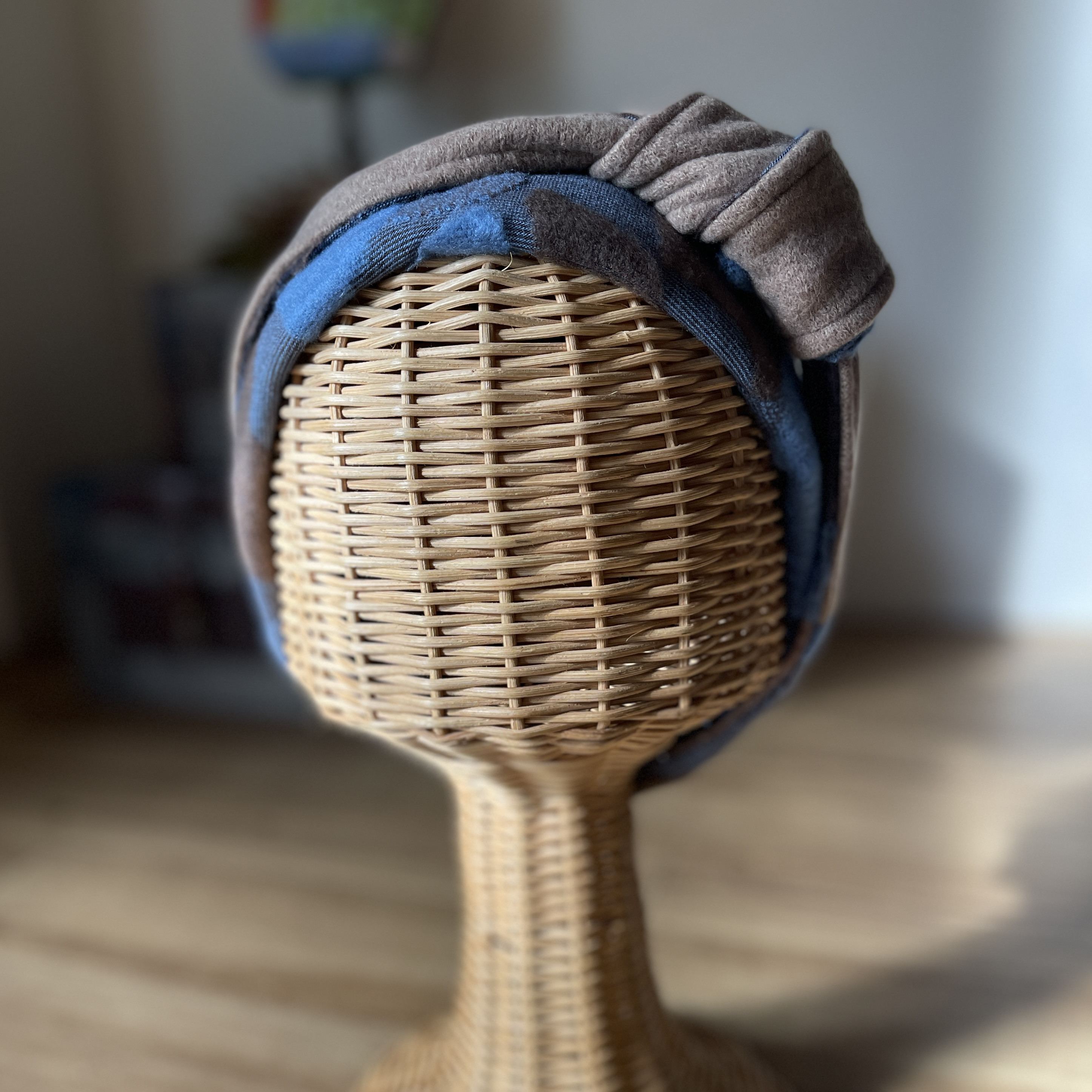 リバーシブルヘアターバン幾何<BW> 5,852円